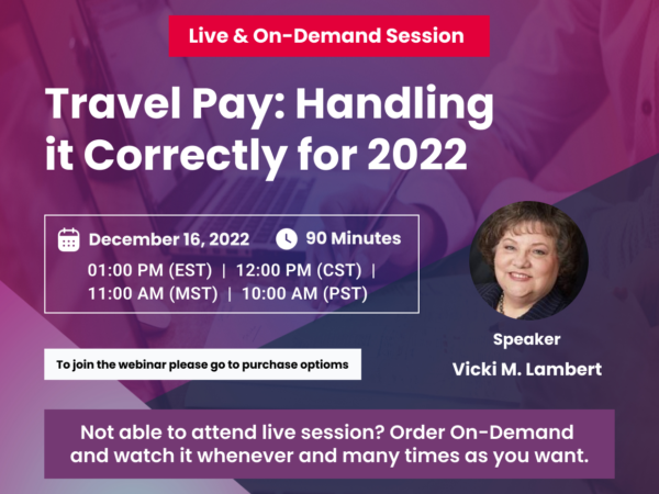 Travel Pay 2023