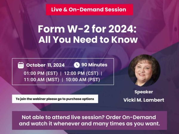 Form w-2 for 2024