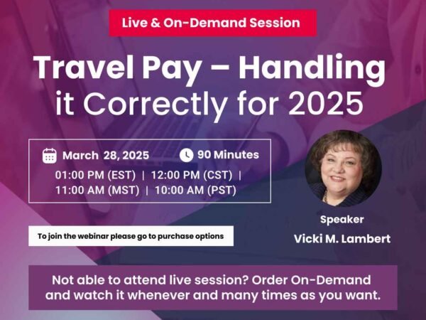 Travel Pay 2025