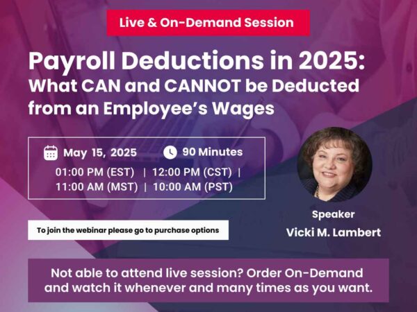 Payroll Deducation 2025