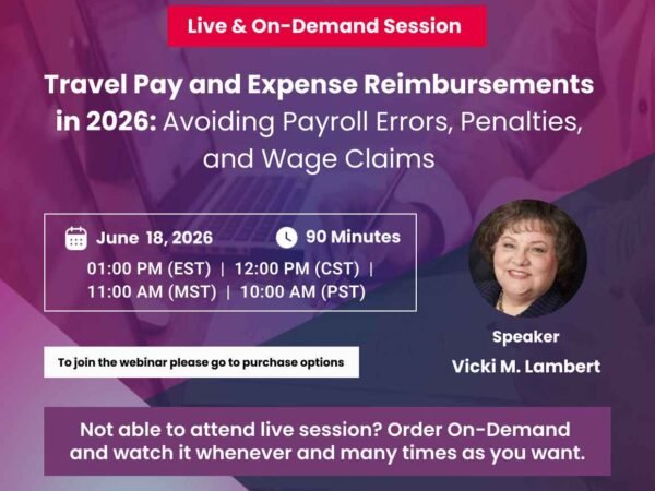 Travel Pay and Expense Reimbursements in 2026